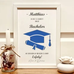 Hot Personalisiertes Geldgeschenk Abschluss – Bilderrahmen zur Motivation & Erinnerung (Abitur, Bachelor, Master, Staatsexamen, Ausbildung) Geschenke