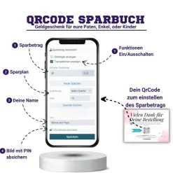 Discount Personalisiertes Geldgeschenk | Virtuelles Sparbuch QrCode Bild | Motiv Führerschein Geldgeschenke