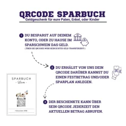 Discount Personalisiertes Geldgeschenk | Virtuelles Sparbuch QrCode Bild | Motiv Führerschein Geldgeschenke