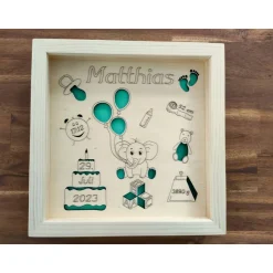 Sale Personalisiertes Geldgeschenk mit Geburtsdaten zur Geburt / Taufe etc. Geldgeschenke