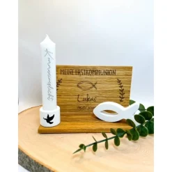 Sale Personalisiertes Geschenk zur Kommunion / Kommunionsgeschenk / Kommunion Deko / Tischdeko zur Kommunion Geschenke