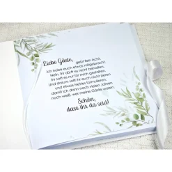 New personalisiertes Gästebuch & Album zur Taufe in Türkis bis Rosa blanko oder mit Fragen Fotoalbum & Gästebuch