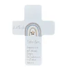 Best Personalisiertes Holzkreuz mit Regenbogen  – Geschenk zur Taufe, Geburt, Kommunion Geschenke