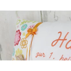 Sale Personalisiertes Kissen zur Kommunion oder Konfirmation, in bunt und weiß, aus Baumwollstoff, ein tolles Geschenk. Geschenke