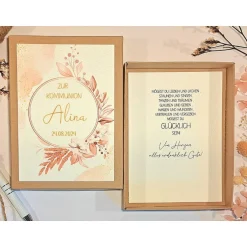 Best Personalisiertes Kommunionsgeschenk Mädchen – Geschenkbox mit Namen & Geldsäckchen Geschenke