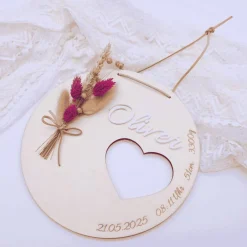 Online Personalisiertes Namensschild | Geschenke zur Geburt | Taufgeschenk | Geschenkidee | Geburtstafel | Baby Geschenk |  ind Geschenke