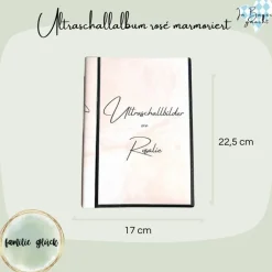Online Personalisiertes Ultraschallbilder Album – Einsteckalbum zur sicheren Aufbewahrung und Geschenkidee Fotoalbum & Gästebuch