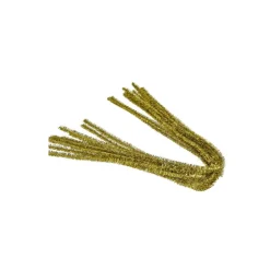 Clearance Pfeifenputzer goldfarben Bastelzubehör