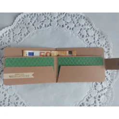Discount Portemonnaie Geldbörse Gutscheinkarten-Verpackung Geldgeschenk Geldgeschenkverpackung zu Weihnachten Geschenkverpackungen