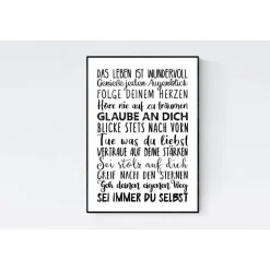 Glückwunschkarten|Windstill & Wolkenfrei Poster Teenie Student Geschenk Mutmacher Wünsche - Sprücheposter Teeniezimmer Jugendzimmer Studentenbude