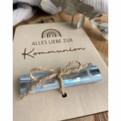 Discount Postkarte aus Holz / Grußkarte / Holzkarte / Geldgeschenk / Geschenk zur Kommunion Geldgeschenke