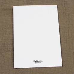 Clearance Postkarte zur Geburt Grußkarte baby Karte mit Umschlag kraftpapier Chromokarton grün creme neutral genderneutral Glückwunschkarten