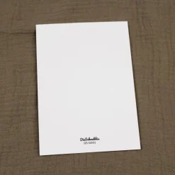 Clearance Postkarte zur Geburt Grußkarte baby Karte mit Umschlag kraftpapier Chromokarton grün creme neutral genderneutral Glückwunschkarten