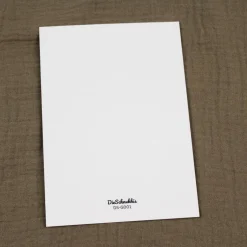 Clearance Postkarte zur Geburt Grußkarte baby Karte mit Umschlag kraftpapier Chromokarton grün creme neutral genderneutral Glückwunschkarten