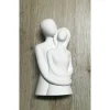 Sale Pärchen, Liebespaar Figur, Keraflott, weiß, handmade Hochzeitsdeko