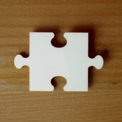 Best Puzzleteil Platzkarte aus Holz blanko Gastgeschenke