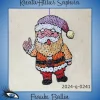 ►2024-q-0241◄ kleines Weihnachtsmännlein mit Violetter Mütze Weihnachtsdeko