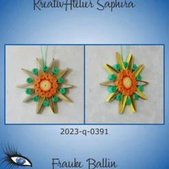 Baumschmuck|KreativAtelier Saphira ►2023-q-0391◄ Weihnachtsstern
