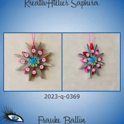 Baumschmuck|KreativAtelier Saphira ►2023-q-0369◄ Weihnachtsstern