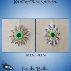 ►2023-q-0374◄ Weihnachtsstern Baumschmuck