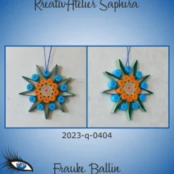 Baumschmuck|KreativAtelier Saphira ►2023-q-0404◄ Weihnachtsstern