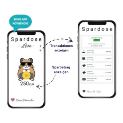 Best QR-Code Sparbuch Hamster | Geldgeschenk zum Ausdrucken | Last Minute DIY Geschenk | Digitaler Download PNG Geldgeschenke
