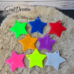 Kindergartentaschen|Handmade by SoulDream Reflektierender Anhänger für Kinder, Reflektor & Geschenkidee für Kindergartenkinder, Kita, Karte zum Kindergartenstart