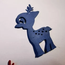 Geschenkeanhänger|Alarnas Welt Rentier-Geschenkanhänger – Festliche 3D-Dekoration