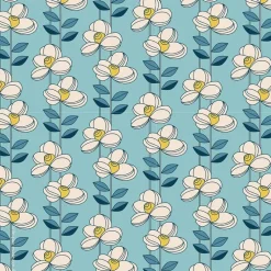 Clearance Flower-Power Gänseblümchen * 10 Glasuntersetzer mit Retroblumen auf Grün und auf Blau Tischdekoration