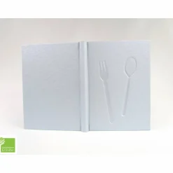 Hot Rezeptbuch, metallic silber, DIN A5, 100 Blatt, Kochbuch, Hardcover Hochzeitsgästebuch