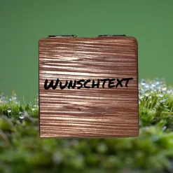 Ringkissen|eberswerk Ringbox aus Holz personalisierbar Überseeholz