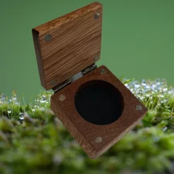 Ringkissen|eberswerk Ringbox aus Holz personalisierbar Überseeholz