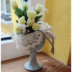 Tischdekoration|GIDDIS FILZBOUTIQUE Romantische Tischdeko "Frühlingsgruß"  Shabby/Vintagestyle