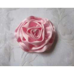 New Rosa Braut Haarklammer Haarblume für Hochzeit Accessoire "Chérie" elegant edel Brautschmuck