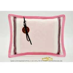 Online Rosa Ringträgerkissen Unikat – Handgemachtes Ringkissen für Deine Hochzeit, 20x15 cm Ringkissen