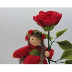 Sommer|Katjas Blumenkinder Rose - Blumenkind - Jahreszeitentisch - Waldorf Art- Art.Nr.SO34