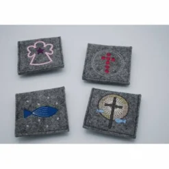 Sale Rosenkranztasche Geschenk zur Kommunion passend zu Gotteslobhülle Firmung religiös Taufpate Firmpate Geschenkidee Gotteslobhülle