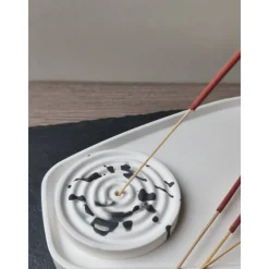 Best Räucherstäbchen-Set Profiplast 200 – Handgefertigtes Tablett & Halter, modernes Design, Möbel-Schutz Tischdekoration