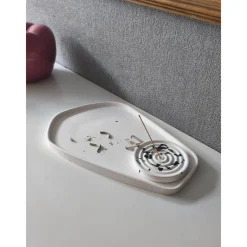 Best Räucherstäbchen-Set Profiplast 200 – Handgefertigtes Tablett & Halter, modernes Design, Möbel-Schutz Tischdekoration