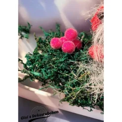 Clearance Schlitten Wichtel Advent Weihnachten Winter Holz rot Beeren Weihnachtsdeko