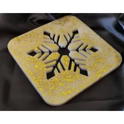 New Schneeflocke Weihnachten Untersetzer Tischdekoration Fensterdekoration Weihnachtsdekoration aus Resin | Epoxidharz | Kun Weihnachtsdeko