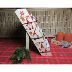 Schöner Adventskalender zum Füllen, aufwändig gestaltet Adventskalender