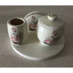 Clearance Schönes HolzSet, für Servietten, Zahnstocher und Zucker, Shabby-Style Vintage  Unikat Tischdekoration