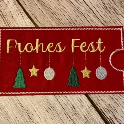 Geschenkverpackungen|CatsDusShop Schokohülle Weihnachten aus Filz, Geschenkverpackung, Schokoladenhülle Weihnachten, Tafel Schokolade, Kleinigkeit