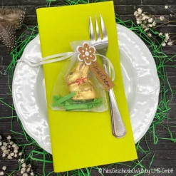 Best Schoko-Osterhase im Chiffonbeutel  - Ostergeschenk, Mitbringsel, Ostern, Gastgeschenk, Schokohase, Osterdeko, Schokolade Ostergeschenke