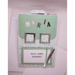 Best Schulranzen, Karte zur Einschulung, Schulstart, Kinder Einschulung