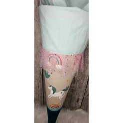 Sale Schultüte Einhorn Mint, Petrol aus Stoff / 70cm für Mädchen Kinder Einschulung