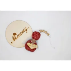 Best Schutzengel / Glücksbringer rot beige mit Namen personalisiert / Schutzengel Taufe / Engel aus Stoff / Geschenk Geschenke