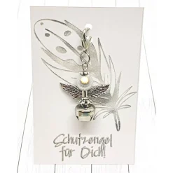 Schutzengel mit Glöckchen – Gold oder Silber, Glücksbringer & Geschenkidee Geschenke
