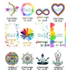 Outlet Schutzengel Regenbogen Silber – LGBTQ Regenbogenengel mit silbernen Flügeln & Karabiner Geschenke